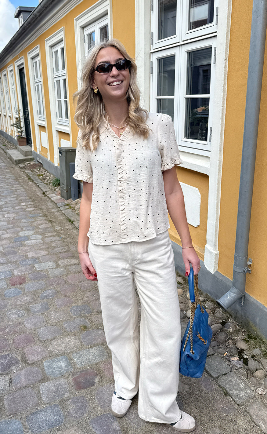 Say INA Copenhagen Top - Catja - Black Dots