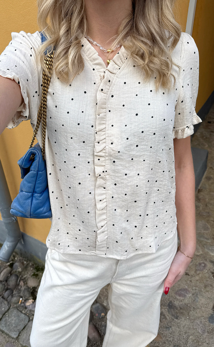 Say INA Copenhagen Top - Catja - Black Dots