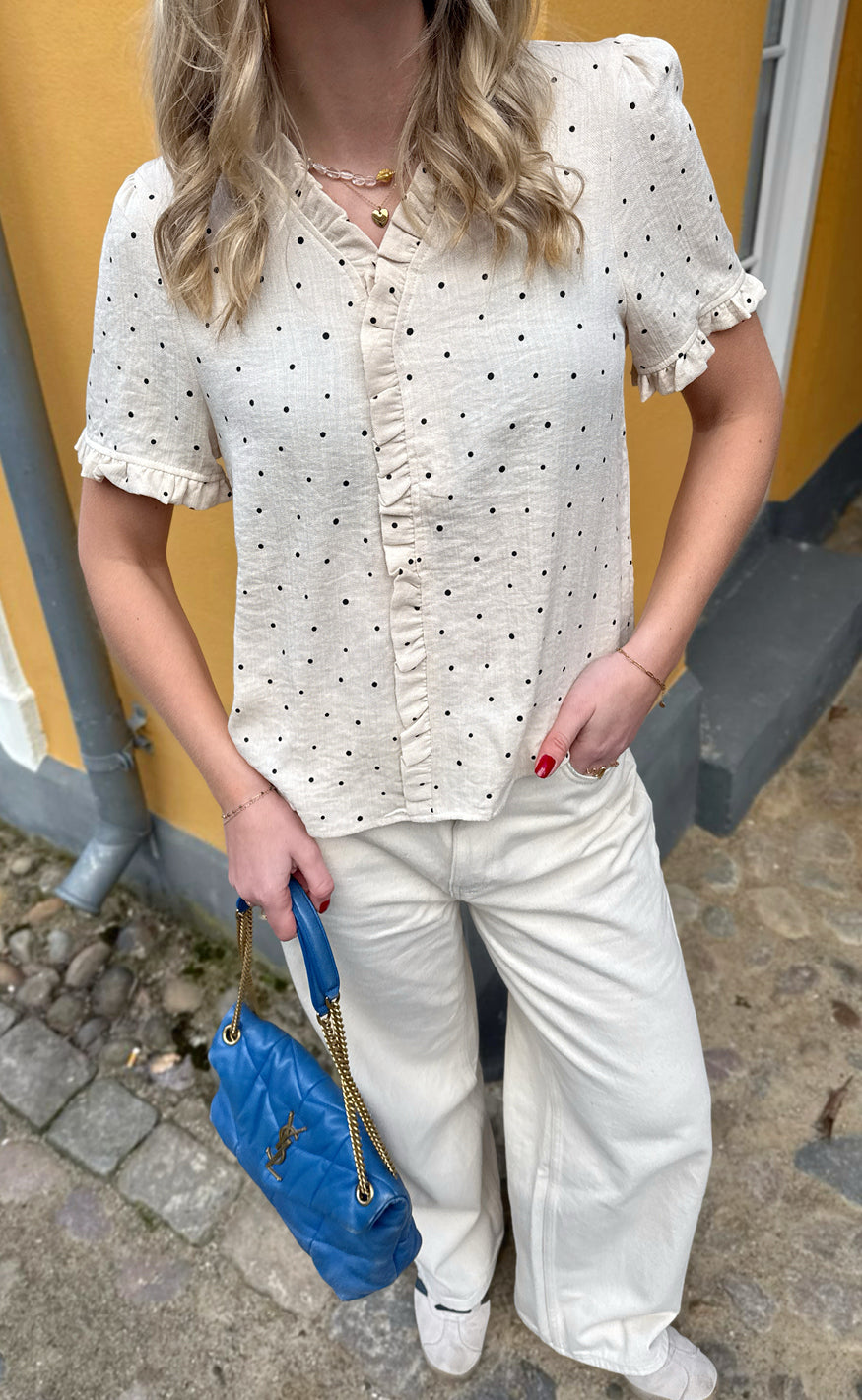 Say INA Copenhagen Top - Catja - Black Dots