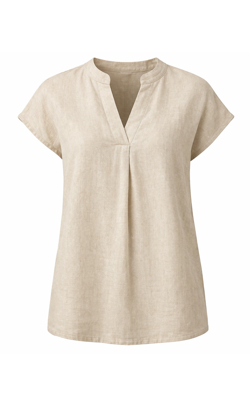 Say INA Copenhagen Top - Laura Linen - Sand