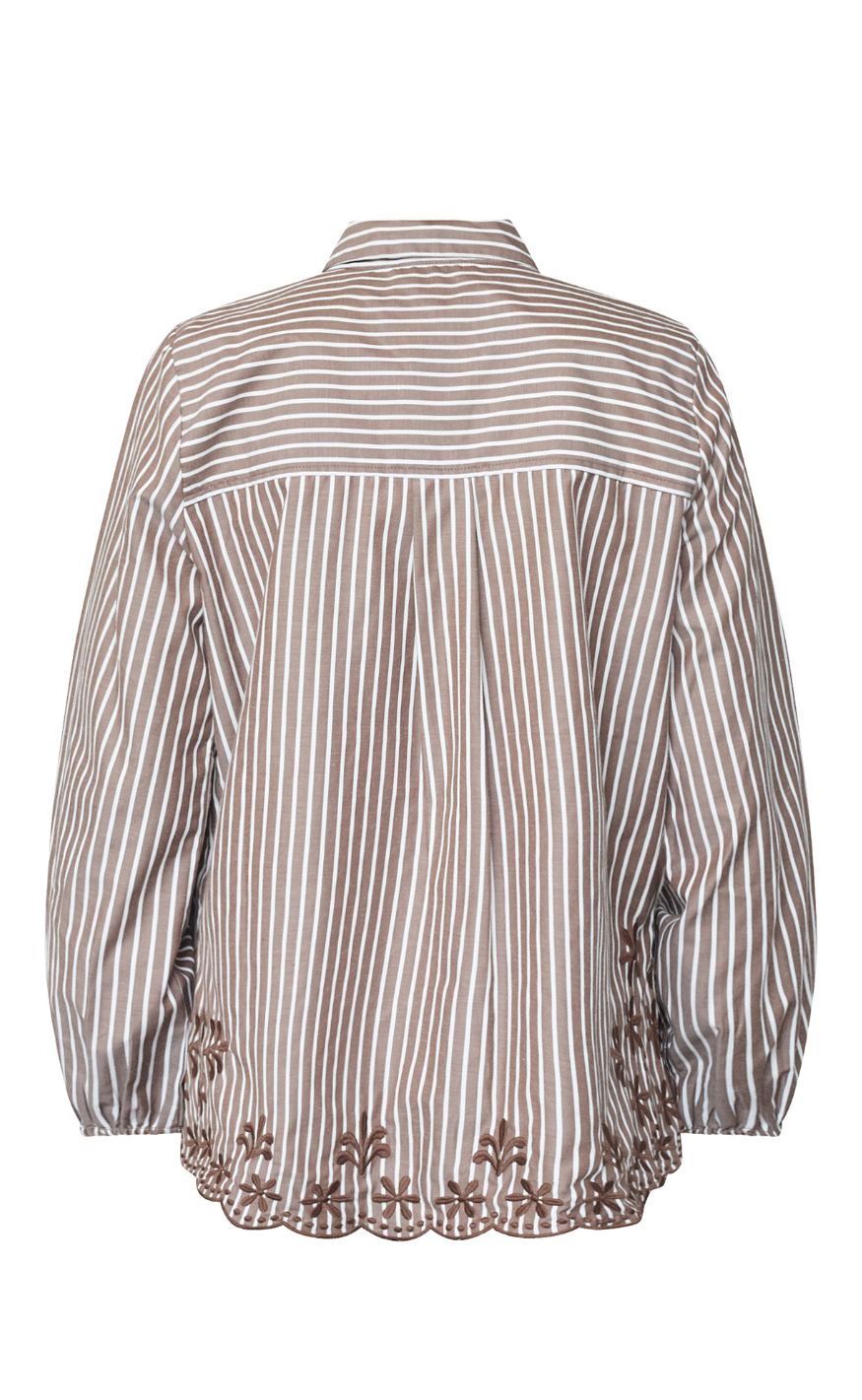 Sisters Point Skjorte - ISTEA-SH4 - Brown / Cream