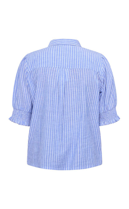 Sisters Point Skjorte - ISOLA-SS14 - Blue Stripes Beach