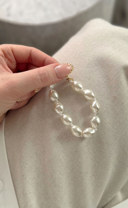 Smykkeli Copenhagen Armbånd - Pearl Babe - White Pearl
