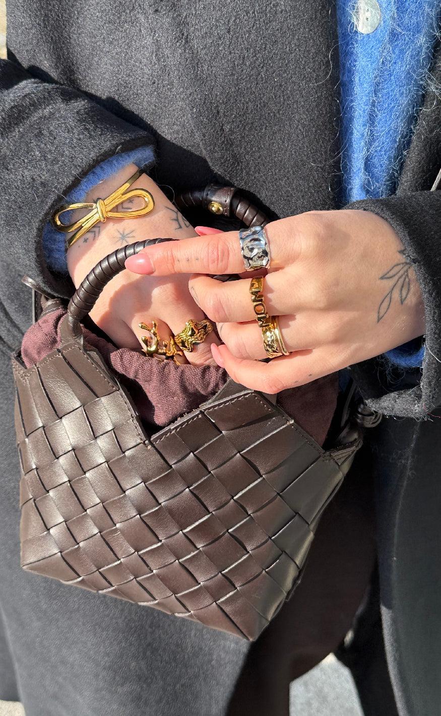 Smykkeli Copenhagen Ring - Mom - Golden