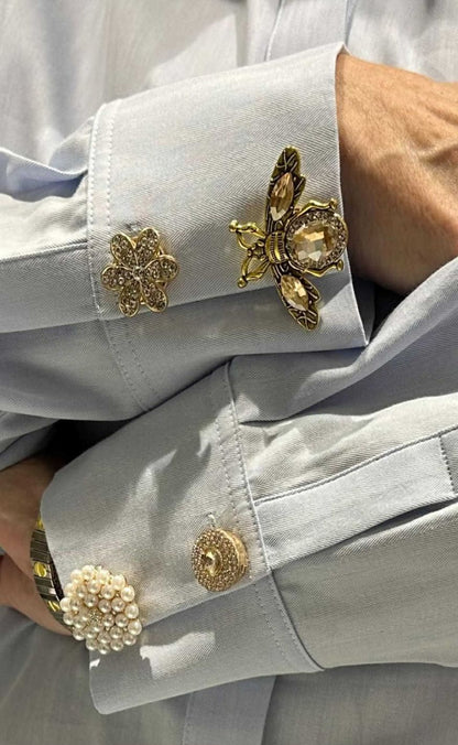 Tim & Simonsen Button Cover - Siva 1 stk - Gold